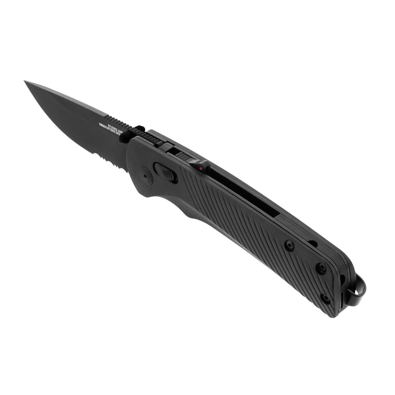 SOG Flash MK3 AT-XR Lock A/O Black GRN Serrated Cryo D2 - Knives.mx