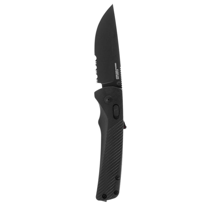 SOG Flash MK3 AT-XR Lock A/O Black GRN Serrated Cryo D2 - Knives.mx