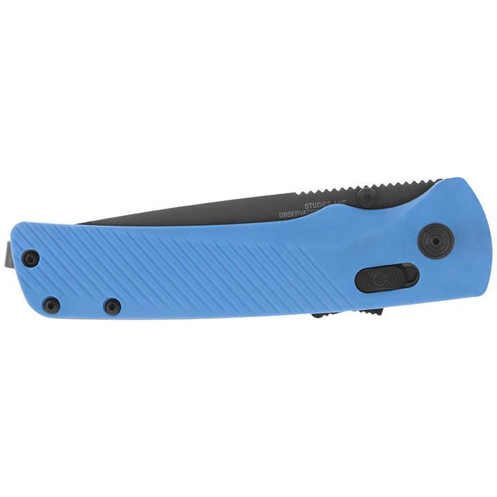 SOG Flash MK3 AT-XR Lock A/O Blue GRN Plain Cryo D2 - Knives.mx