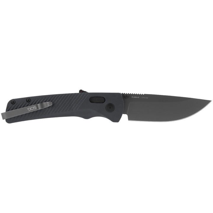 SOG Flash MK3 AT-XR Lock A/O Gray GRN Cryo D2 - Knives.mx