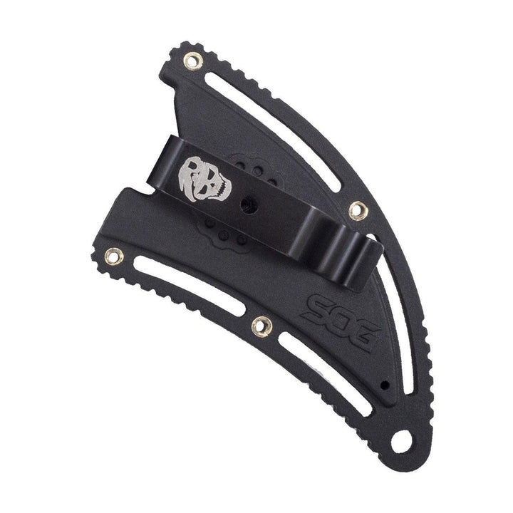 SOG Gambit Fixed Blade Black GFN Satin Sheepsfoot 7Cr17MoV - Knives.mx