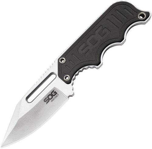 SOG Instinct Satin Black G10 5Cr15MoV