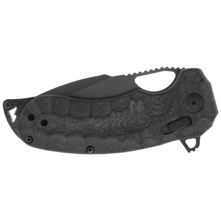 SOG Kiku LTE XR Lock Blackout Micarta + Carbon Coated CTS-XHP - Knives.mx