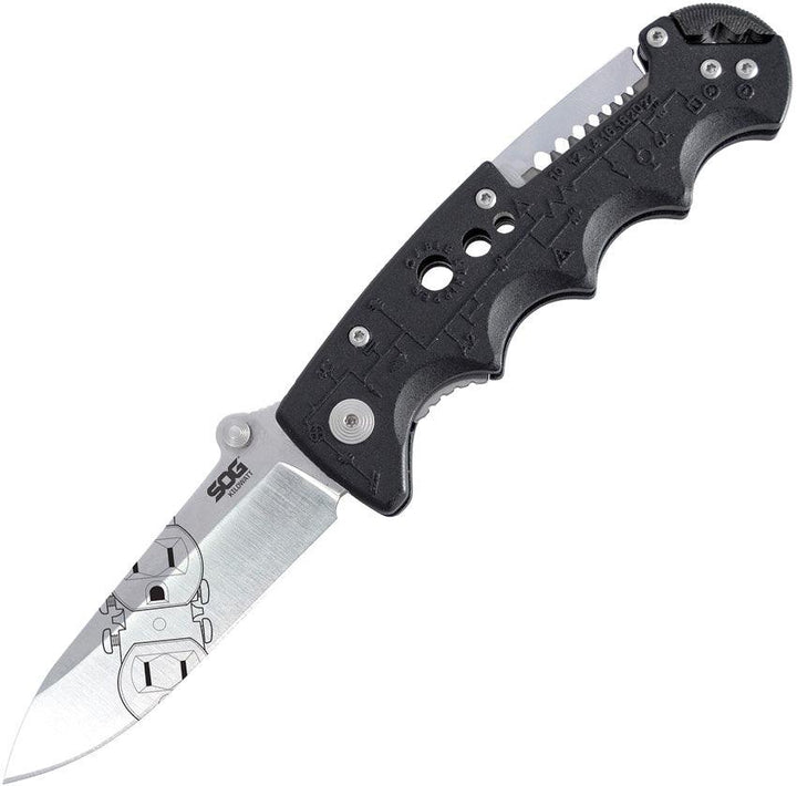 SOG Kilowatt satin finish AUS-8 - Knives.mx