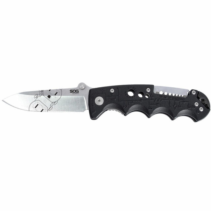 SOG Kilowatt satin finish AUS-8 - Knives.mx