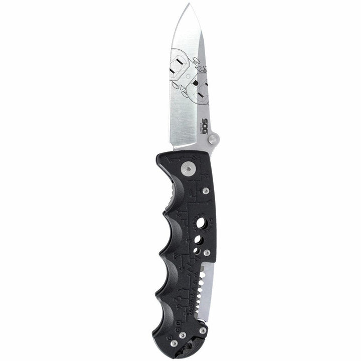 SOG Kilowatt satin finish AUS-8 - Knives.mx