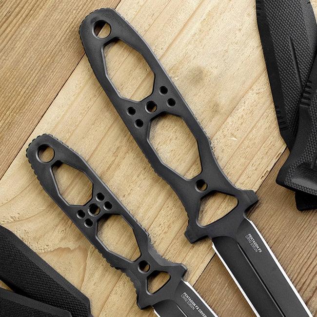 SOG Pentagon FX Blackout G10 TiNi Coated S35VN - Knives.mx