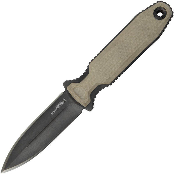 SOG Pentagon FX Covert Flat Dark Earth G10 TiNi Coated S35VN - Knives.mx