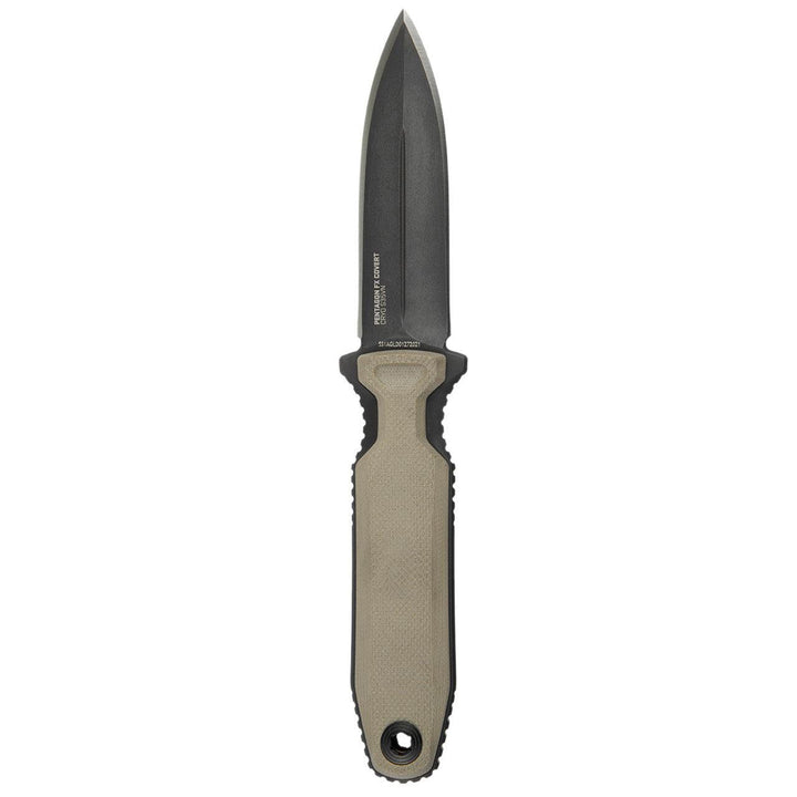 SOG Pentagon FX Covert Flat Dark Earth G10 TiNi Coated S35VN - Knives.mx