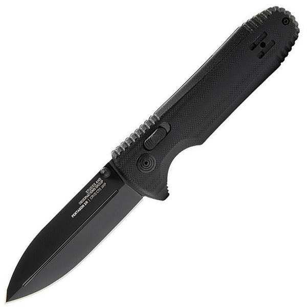 SOG Pentagon XR Lock Blackout G10 Black Titanium Nitride Spear Point CRYO CTS XHP - Knives.mx