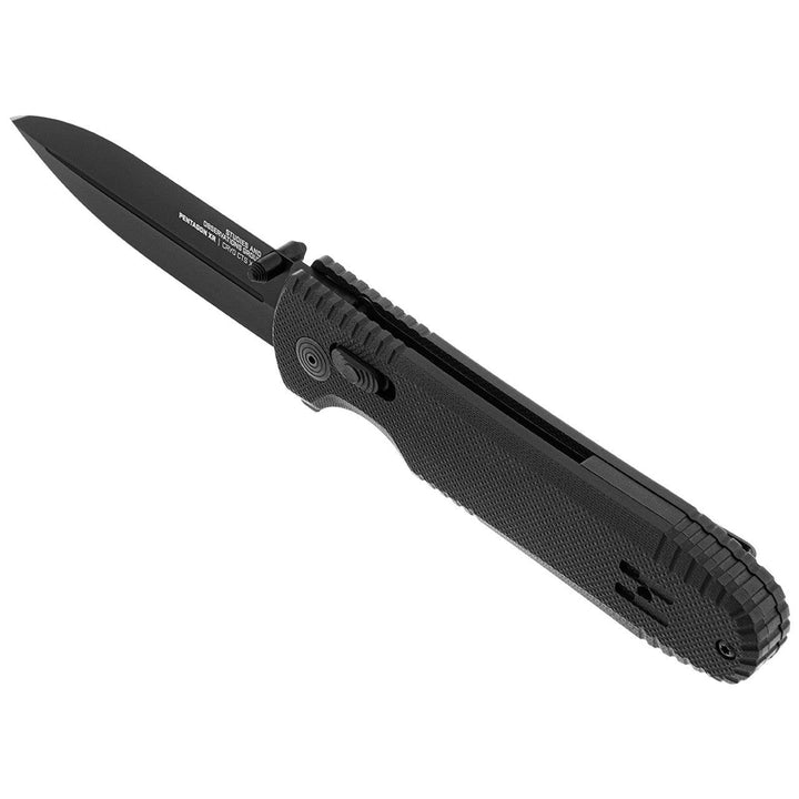 SOG Pentagon XR Lock Blackout G10 Black Titanium Nitride Spear Point CRYO CTS XHP - Knives.mx