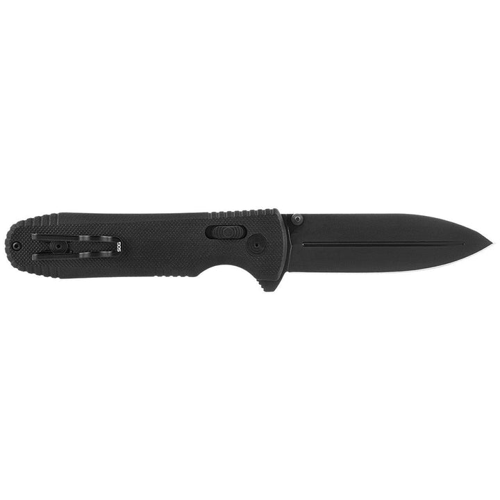 SOG Pentagon XR Lock Blackout G10 Black Titanium Nitride Spear Point CRYO CTS XHP - Knives.mx