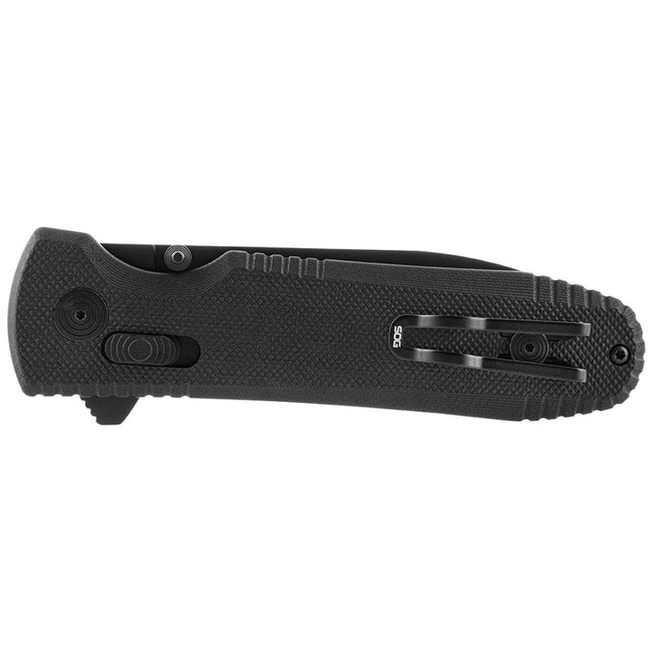 SOG Pentagon XR Lock Blackout G10 Black Titanium Nitride Spear Point CRYO CTS XHP - Knives.mx
