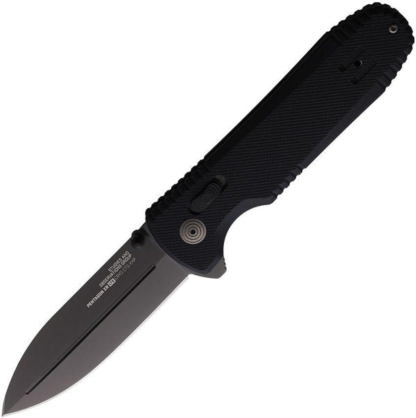 SOG Pentagon XR Lock LTE Black G10 Spear Point CRYO CTS XHP - Knives.mx