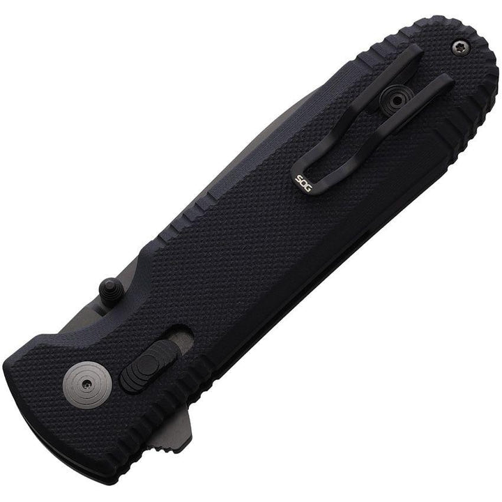 SOG Pentagon XR Lock LTE Black G10 Spear Point CRYO CTS XHP - Knives.mx