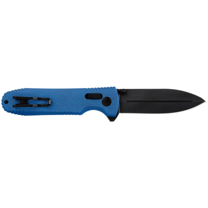SOG Pentagon XR Lock LTE Blue G10 Spear Point TiNi CRYO CTS XHP - Knives.mx