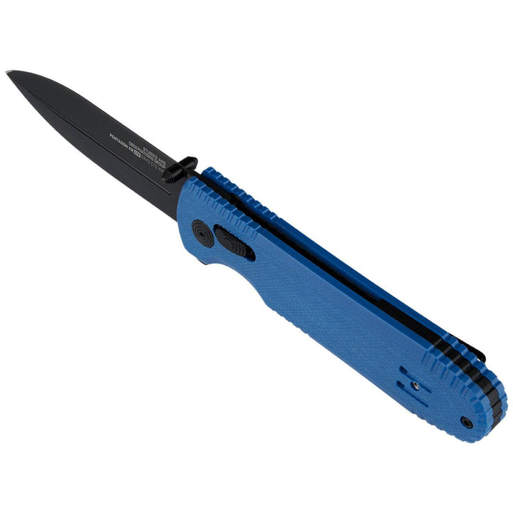 SOG Pentagon XR Lock LTE Blue G10 Spear Point TiNi CRYO CTS XHP - Knives.mx