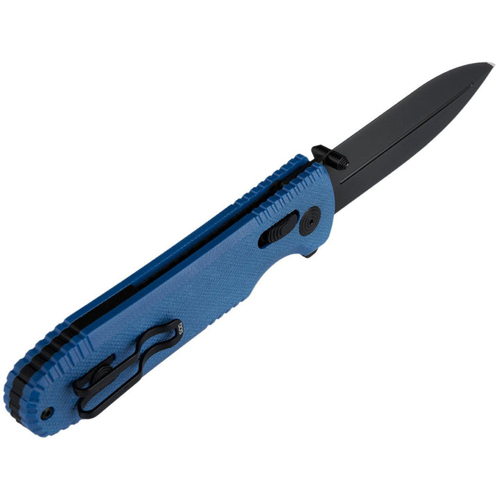 SOG Pentagon XR Lock LTE Blue G10 Spear Point TiNi CRYO CTS XHP - Knives.mx