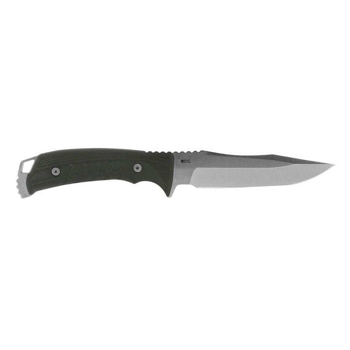 SOG Pillar Black Canvas Micarta StoneWash CPM S35VN - Knives.mx