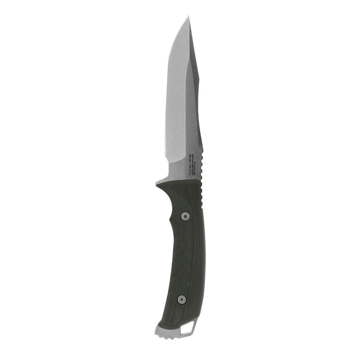 SOG Pillar Black Canvas Micarta StoneWash CPM S35VN - Knives.mx