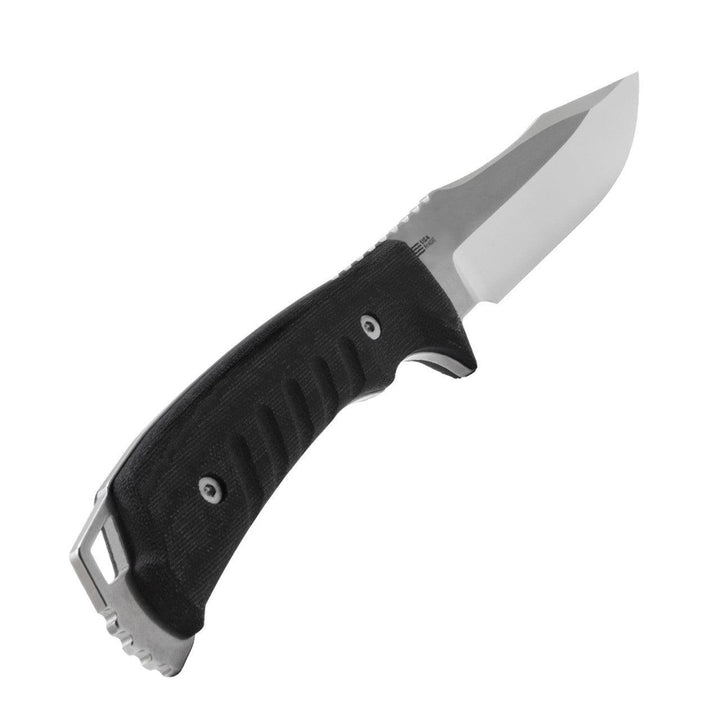 SOG Pillar Black Canvas Micarta StoneWash CPM S35VN - Knives.mx