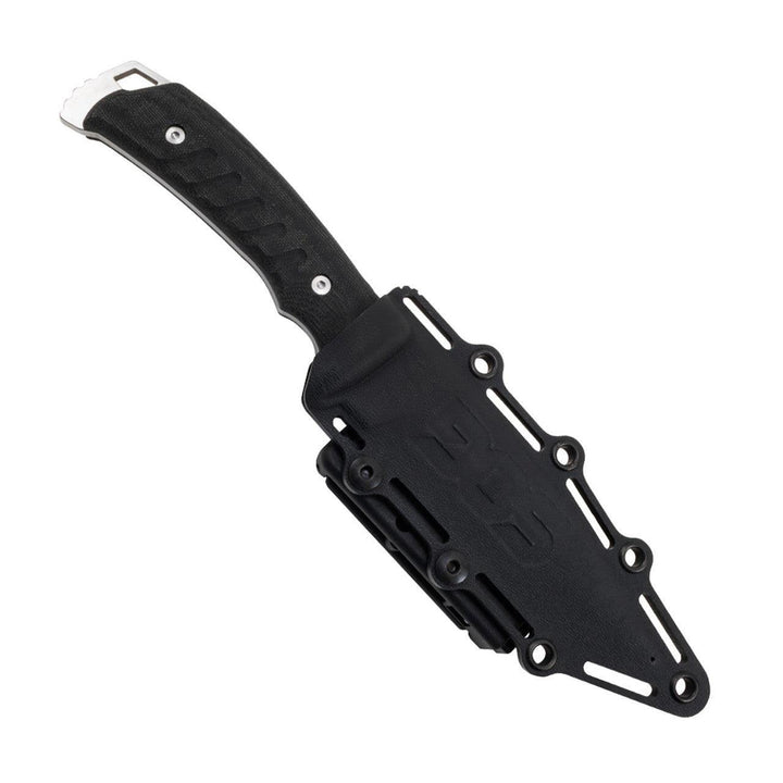 SOG Pillar Black Canvas Micarta StoneWash CPM S35VN - Knives.mx