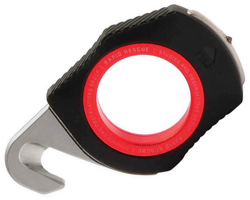 Sog Rapid Rescue Black/Red GRN Belt Cord Cutter - Knives.mx