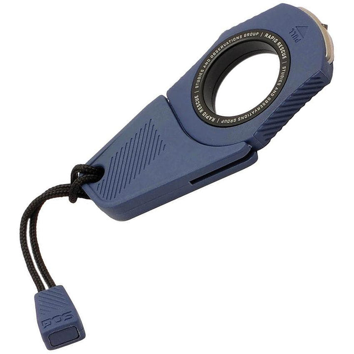 Sog Rapid Rescue Blue GRN Belt Cord Cutter - Knives.mx