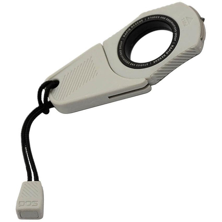 Sog Rapid Rescue Gray GRN Belt Cord Cutter - Knives.mx