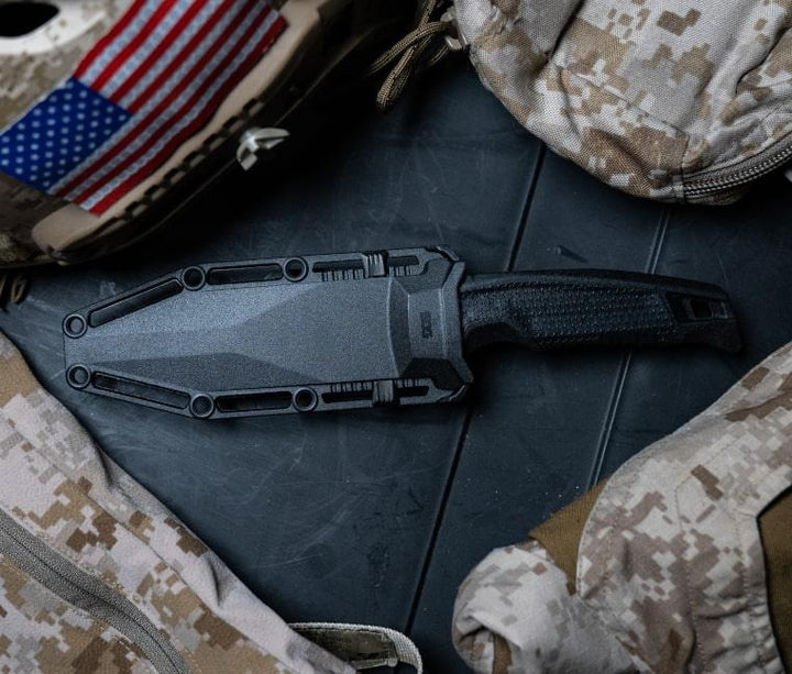 SOG Recondo Fx Black Rubber TiNi Coated 440C - Knives.mx