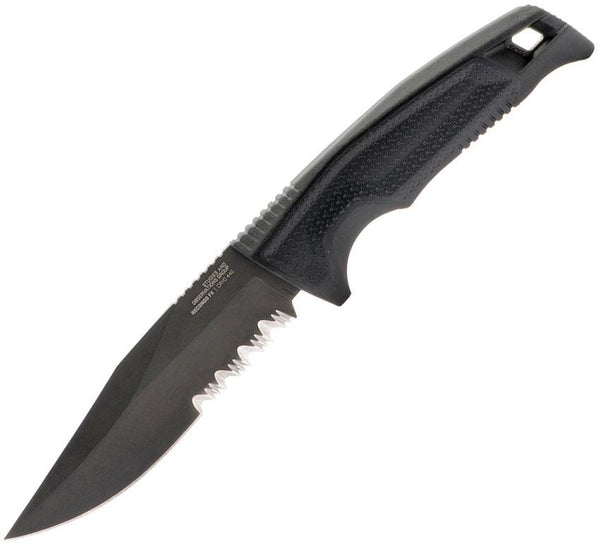 SOG Recondo Fx Black Rubber TiNi Coated Serrated 440C - Knives.mx