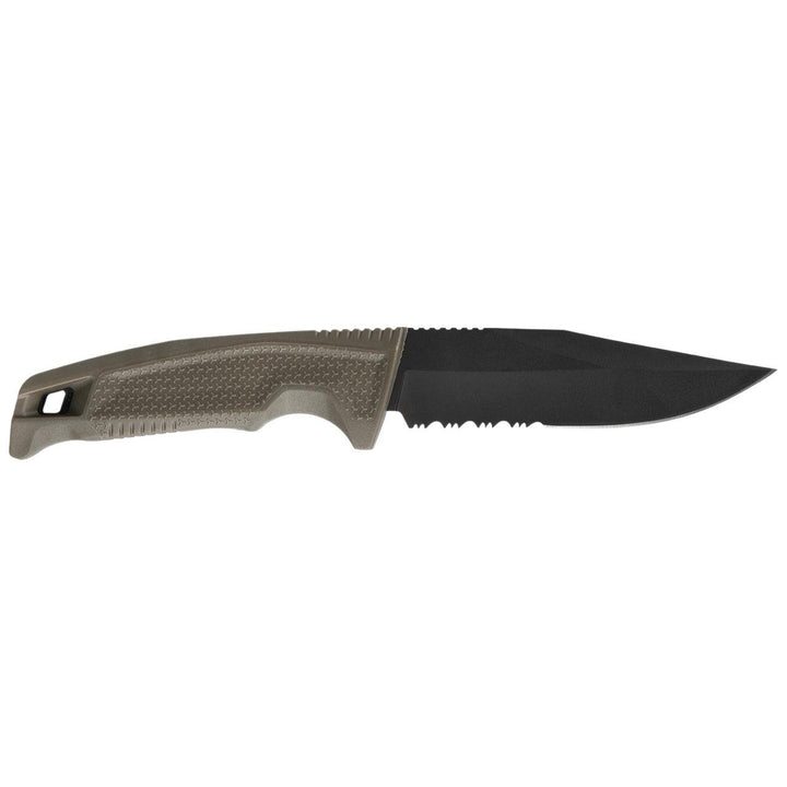 SOG Recondo Fx FDE Dark Earth Rubber TiNi Coated Serrated 440C - Knives.mx