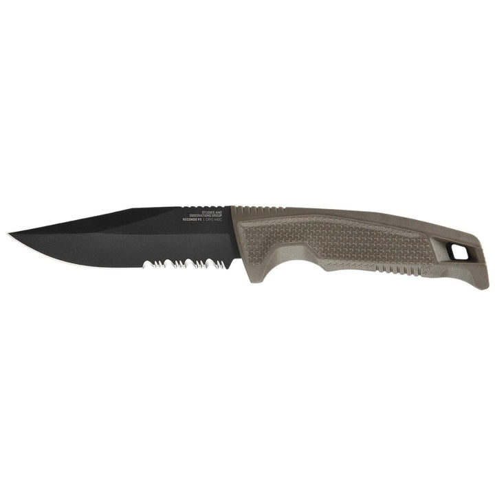 SOG Recondo Fx FDE Dark Earth Rubber TiNi Coated Serrated 440C - Knives.mx