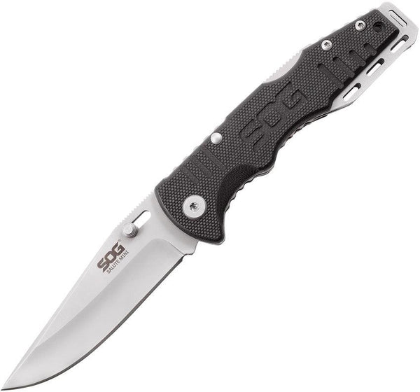 SOG Salute Mini Black G10 8Cr13MoV - Knives.mx