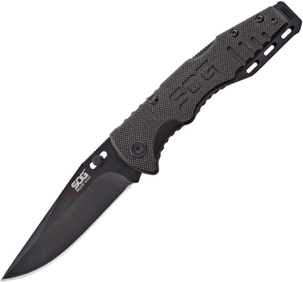 SOG Salute Mini Black G10 Oxide 8Cr13MoV - Knives.mx