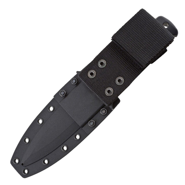 SOG Seal Pup Black GRN Gray Powder Coated Serrated Clip Point AUS-8 (Kydex Sheath) - Knives.mx