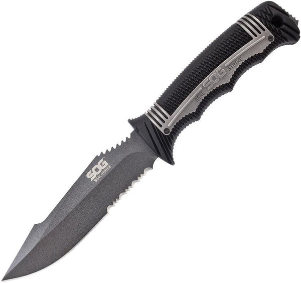 SOG Seal Strike Serrated GRN Clip Point AUS-8 - Knives.mx