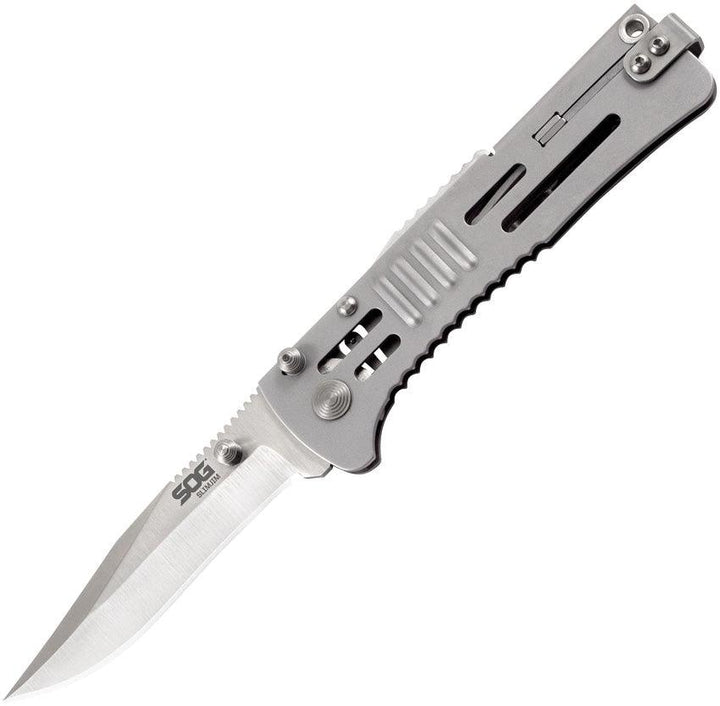 SOG Slimjim Lockback A/O Satin finish AUS-8 - Knives.mx