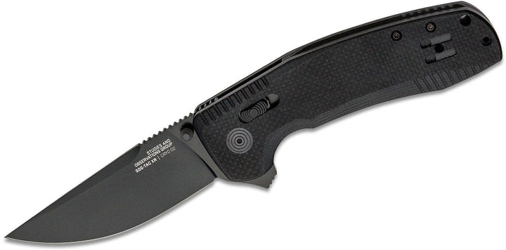 SOG-Tac XR Lock Blackout G10 Plain Coated D2 - Knives.mx