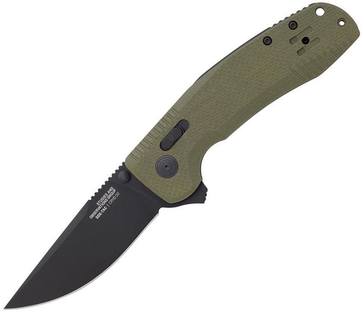 SOG-Tac XR Lock OD Green G10 Plain Coated D2 - Knives.mx