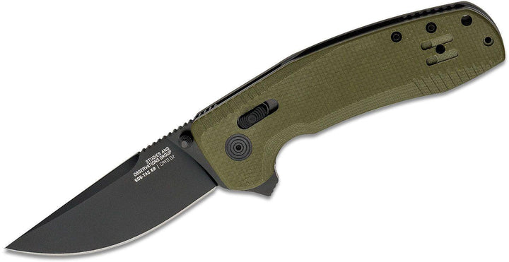 SOG-Tac XR Lock OD Green G10 Plain Coated D2 - Knives.mx