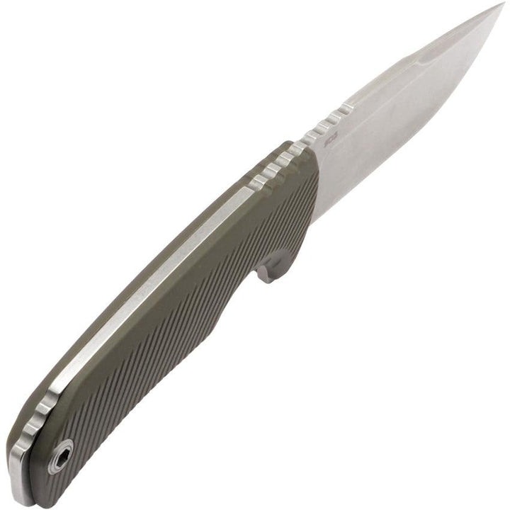 Sog Tellus FX Fixed Blade OD Green GRN Stonewash 440 Stainless - Knives.mx