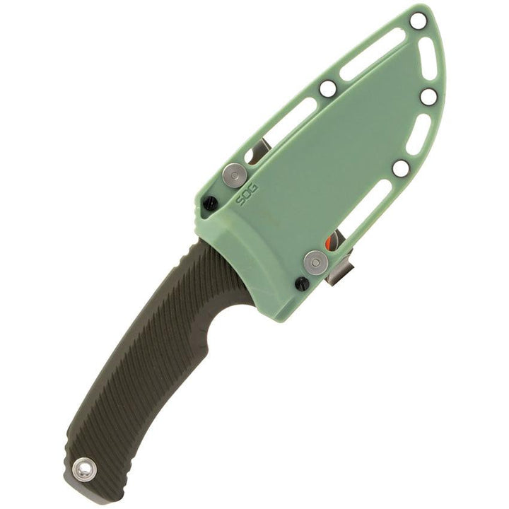 Sog Tellus FX Fixed Blade OD Green GRN Stonewash 440 Stainless - Knives.mx