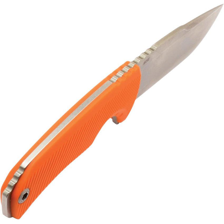 Sog Tellus FX Fixed Blade Orange GRN Stonewash 440 Stainless - Knives.mx