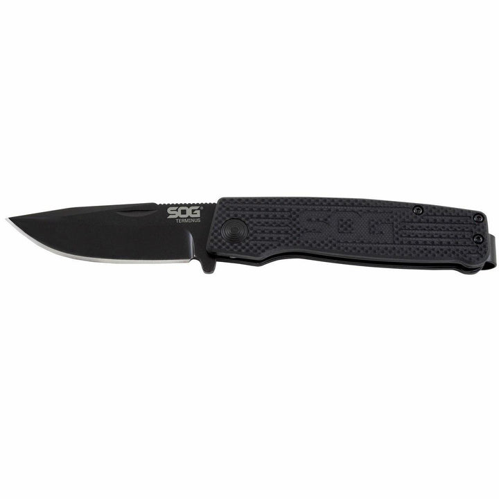 SOG Terminus Slipjoint Black G10 CTS BD1 - Knives.mx