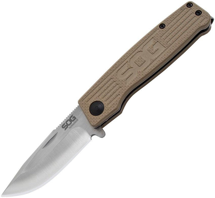 SOG Terminus Slipjoint Tan G10 CTS BD1 - Knives.mx