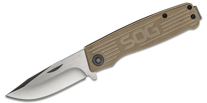 SOG Terminus Slipjoint Tan G10 CTS BD1 - Knives.mx