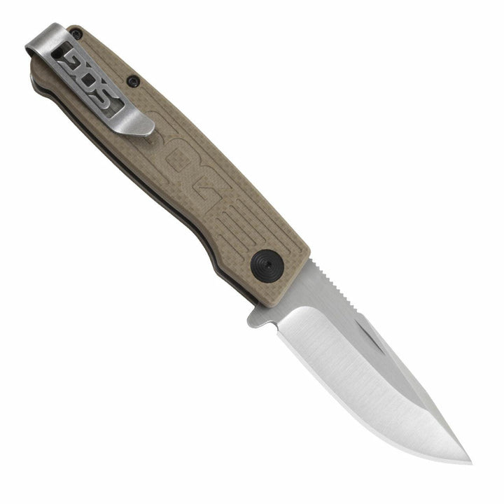 SOG Terminus Slipjoint Tan G10 CTS BD1 - Knives.mx