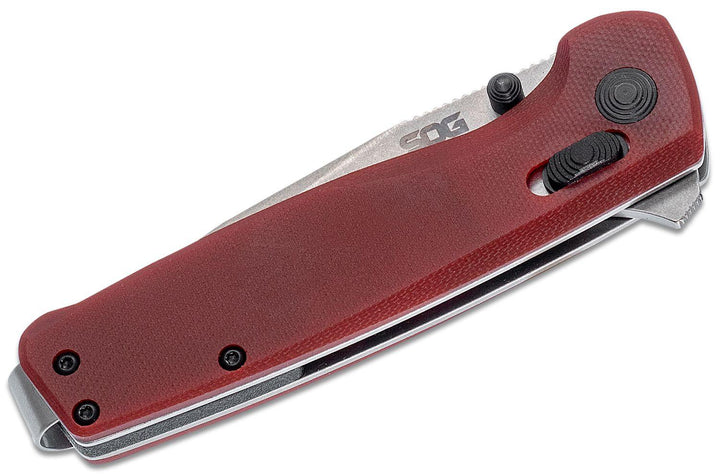 SOG Terminus XR Lock Crimson Red G10 Cryo D2 - Knives.mx