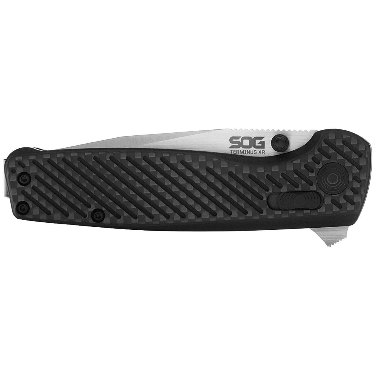 SOG Terminus XR Lock G10 and carbon fiber CPM S35VN - Knives.mx
